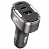 XO nabíjačka do auta CC61 PD QC 3.0 100W 1x USB1x USB-C 1x Lightning š