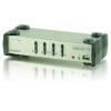 ATEN 4-portový prepínač KVMP USB+PS/2, usb hub, audio, OSD, 1.2m káble CS-1734B PremiumCord
