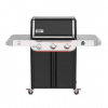 Gril záhradný plynový Weber Genesis E-335W Black čierny