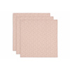 Jollein Pleny 3 ks 70x70 cm Miffy Silhouettes Wild Rose