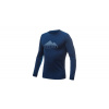 Pánske funkčné tričko s dlhým rukávom Sensor Merino Air PT Explore Dark blue L