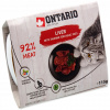 ONTARIO Krmivo pre mačky, kuracia pečeň 115 g, podnos (213-2402)
