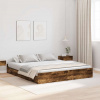 zahrada-XL Rám postele s úložným prostorem Tmavý dub 180 x 200 cm 3335273