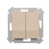 Kontakt Simon Vypínač č.5B Simon54 PREMIUM/NATURE SS piktogram podsvietený béžový DW6/2L.01/41