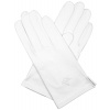 Kreibich Pánske rukavice bez podšívky s logom - biele Farba: 01 - biela, Veľkosť: 8