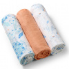 Mušelínové - super mäkké plienky BabyOno, 3ks - marhuľové BabyOno