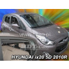 Plexi, ofuky Hyundai ix20 5D 2010 =>, přední + zadní