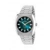 Strieborné pánske hodinky Mondia s oceľovým pásikom History - Silver / Green 38 MM Automatic