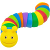Fidget húsenica antistresová klik klak 17 cm Barva: Žlutá