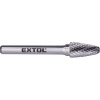 Fréza EXTOL INDUSTRIAL fréza karbidová, okrúhly oblúk, pr.10x20mm/stopka 6mm, 8703754 (8703754)