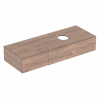 Geberit VariForm - Umývadlová skrinka, 1350x510x235 mm, 2 zásuvky a zápachová uzávierka, orech 501.180.00.1