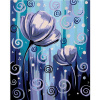 Zuty Diamantové maľovanie KVETY A ŠPIRÁLY 40x50 cm bez rámu a bez vypnutia plátna