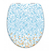 Schütte MOSAIK BLAU-ORANGE | Duroplast, Soft Close