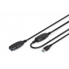 DIGITUS Aktives USB 3.0 Predlzovaci kabel 10 m