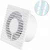 KÚPEĽŇOVÝ VENTILÁTOR SO SPÄTNOU KLAPKOU, ČASOVAČOM (TIMER) A PRIEMEROM 125 mm