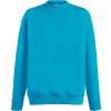 F.O.L. | Lightweight Set-In Sweat, Pánska mikina, modrá Azure, XXL