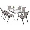 Záhradný nábytok Tabuľka Set 6 + 1 na balkóne Terasa (Záhradný nábytok Tabuľka Set 6 + 1 na balkóne Terasa)