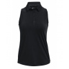 Dámske golfové tričko Under Armour Zinger Sleeveless Čierna XL