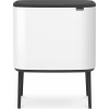 Odpadkový kôš Bo Touch Bin 11 l + 23 l biely