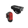 Lezyne Light Pair Micro Stvzo 300+ / Ktv Drive Stvzo Pair Satin Black / Black