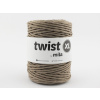 Bavlnená šnúra twist xl Mila 5mm - Cappuccino
