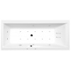 Polysan CLEO HYDRO-AIR hydromasážna vaňa, 180x80x48cm, biela SPH 95611HA