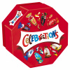 Celebrations Kolekcia mliečnych čokolád, sušienok a oplátok máčaných v mliečnej čokoláde 186 g