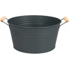 Livlig Pozinkovaná kovová vaňa Ø 40 cm - anthracite