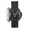 Čierne pánske hodinky Mondia s koženým opaskom Tattoo Dirty Black 48MM