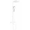 Mexen CQ33 súprava na vaňu a sprchu s dažďovou sprchou a termostatickou batériou, biela/chróm - 779103395-21