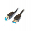 PremiumCord Kabel USB 3.0 Super-speed 5Gbps A-B, 9pin, 2m (ku3ab2bk)