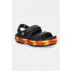 Detské sandále Crocs CROCBAND FLAMES SANDAL T 211269.CROCS.CROCBAND.F čierna EUR 22/23
