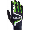 Rukavice SPARCO GAMING Hypergrip+ zelené veľ. S