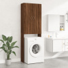 Skříňka nad pračku hnědý dub 64 x 25,5 x 190 cm Brown oak 813193