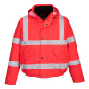 PORTWEST Portwest S463 Hi - Vis Bomber vetrovka - Červená, XXXL Červená, XXXL