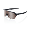 100% S2, okuliare - Soft Tact Black/HiPER Crimson Silver Mirror Lens