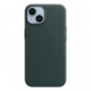 Apple Leather Case s MagSafe pro iPhone 14 - piniově zelený MPP53ZM/A
