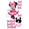 CUKROVÁ TLAČ Opłatek na Tort Cukrová hmota Minnie Mouse 82 + MENO