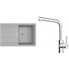 Set Franke T115Š (dřez S2D 611-78 Šedá + baterie FS 3230.031 LINA SMART Chrom) 143.0687.349