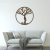 drevo zivota Drevený strom na stenu SILUETA Farebný vzor: Orech, Rozmery (cm): 80