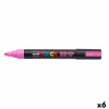 Svietiaci zvýrazňovač POSCA PC-5M Ružová (6 ks)