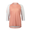 POC Cyklistický dres s krátkym rukávom - MTB PURE 3/4 LADY - biela/ružová