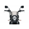 PUIG Plexi na motorku PUIG FRONTAL PLATE 3592P strieborná hliník