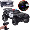 DIAĽKOVO OVLÁDANÉ TERÉNNE AUTO POLÍCIA VEĽKÝ MONSTER TRUCK SVETELNÉ EFEKTY