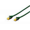 DIGITUS patch kábel Cat6A, S/FTP (PiMF), LSOH - 1m, zelený