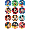 CUKROVÁ TLAČ jedlý obrázok na tortu Cukrová hmota Myšiak Mickey MICKEY MOUSE #6