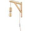 Rabalux Ubul nástenná lampa 1x60 W drevená 71028