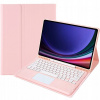 PUZDRO S BLUETOOTH KLÁVESNICOU TYPU TOUCHPAD PRE SAMSUNG GALAXY TAB S9+ PLUS CASE