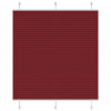 Plisovaná roleta Bordeauxská červená 120x100 cm Šířka látky Červená 4015232