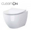 CERSANIT - SET B246 ZEN CleanON závesná misa vrátane duraplast SLIM sedátka (S701-428)